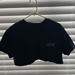 Vans Women's Black Crop Top